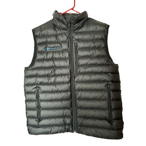 Marmot Vest Mens XL Black Down Puffer Quilted Insulated *logo RXsense